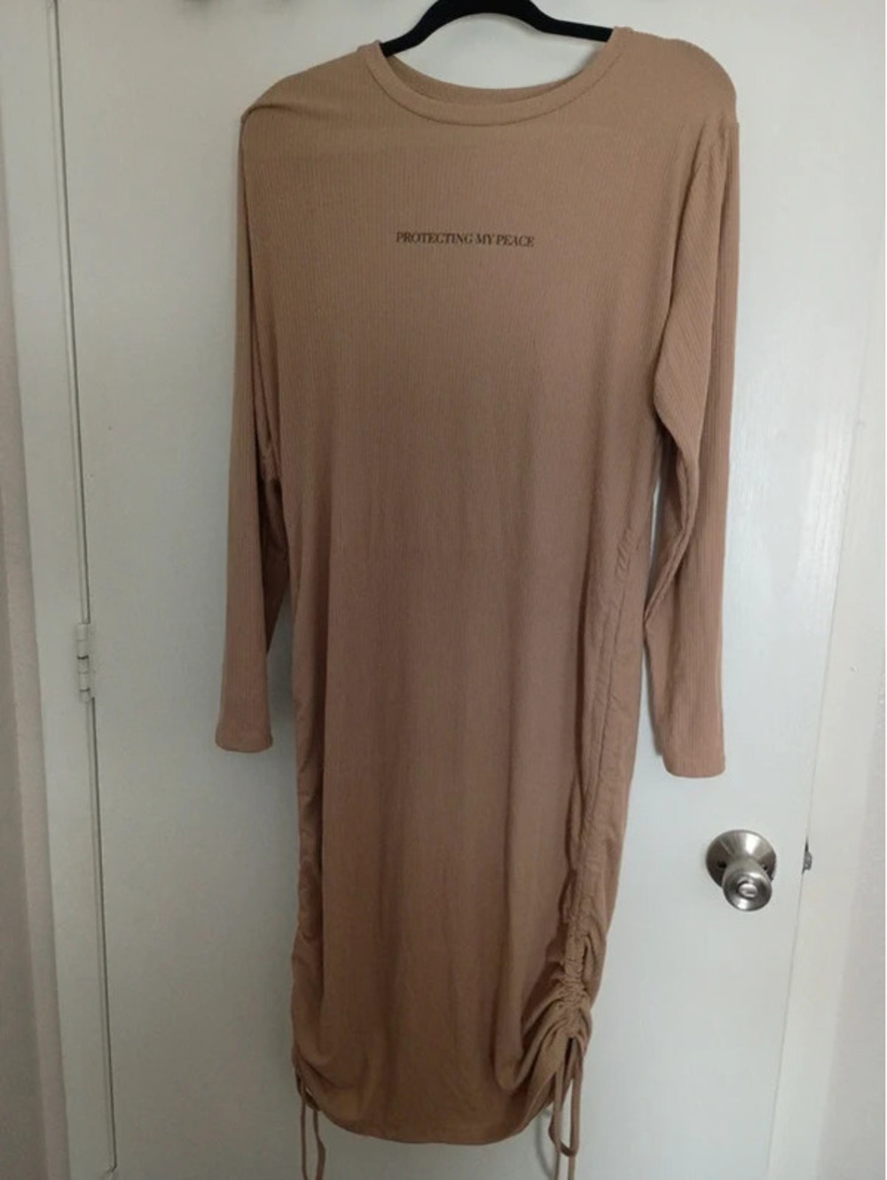 In X Out Beige Dress 3XL